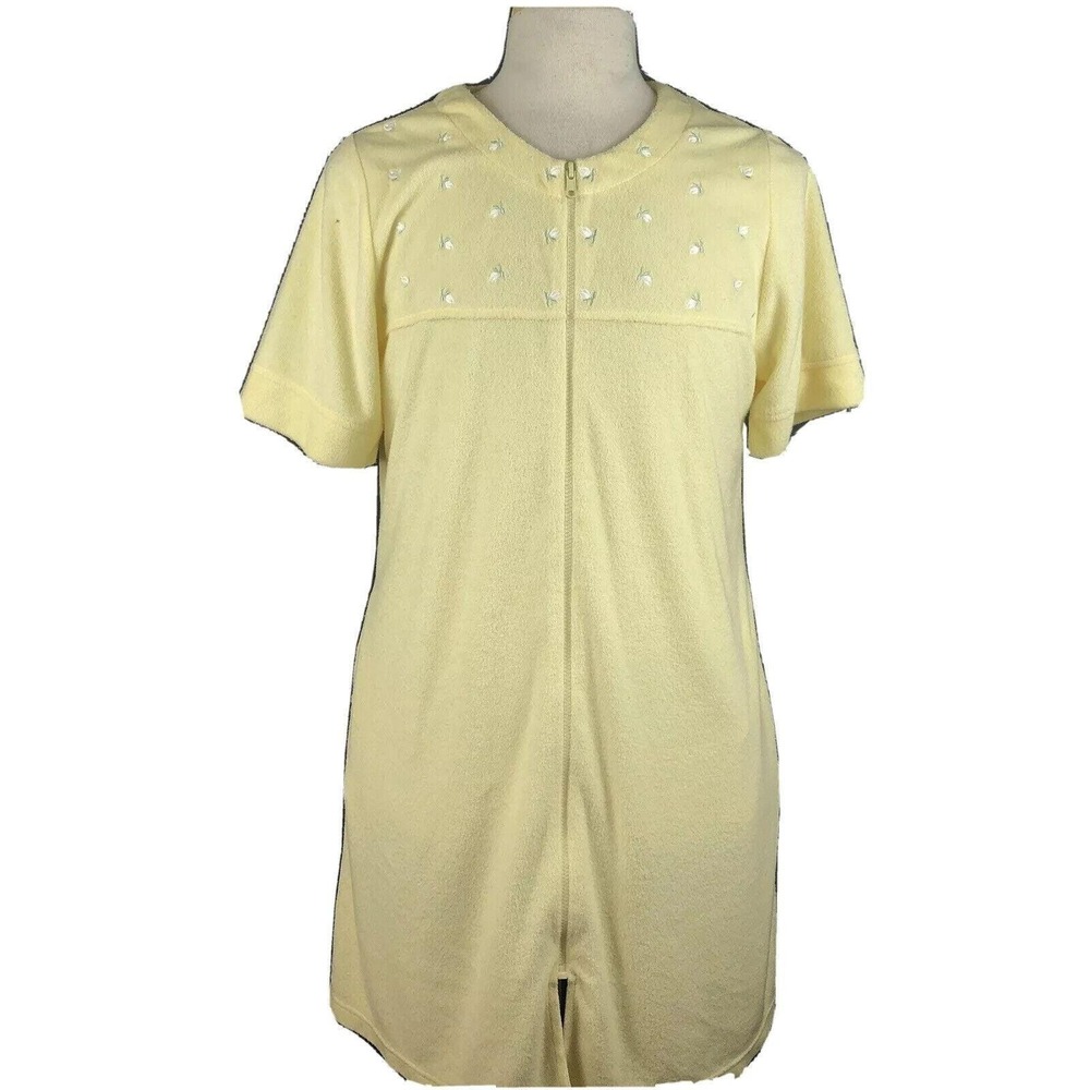 Vanity Fair VTG 1980s Nightgown Housecoat Size Small Pajama Sleepwear Lingerie